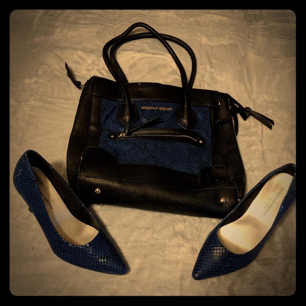 Christian Siriano Heel/Purse Set